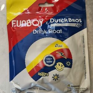 Dutch Bros x FUNBOY Drink Float - Red, Yellow, Blue